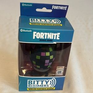 Official Fortnite Bitty Boomers Boogie Bomb Speaker NWT